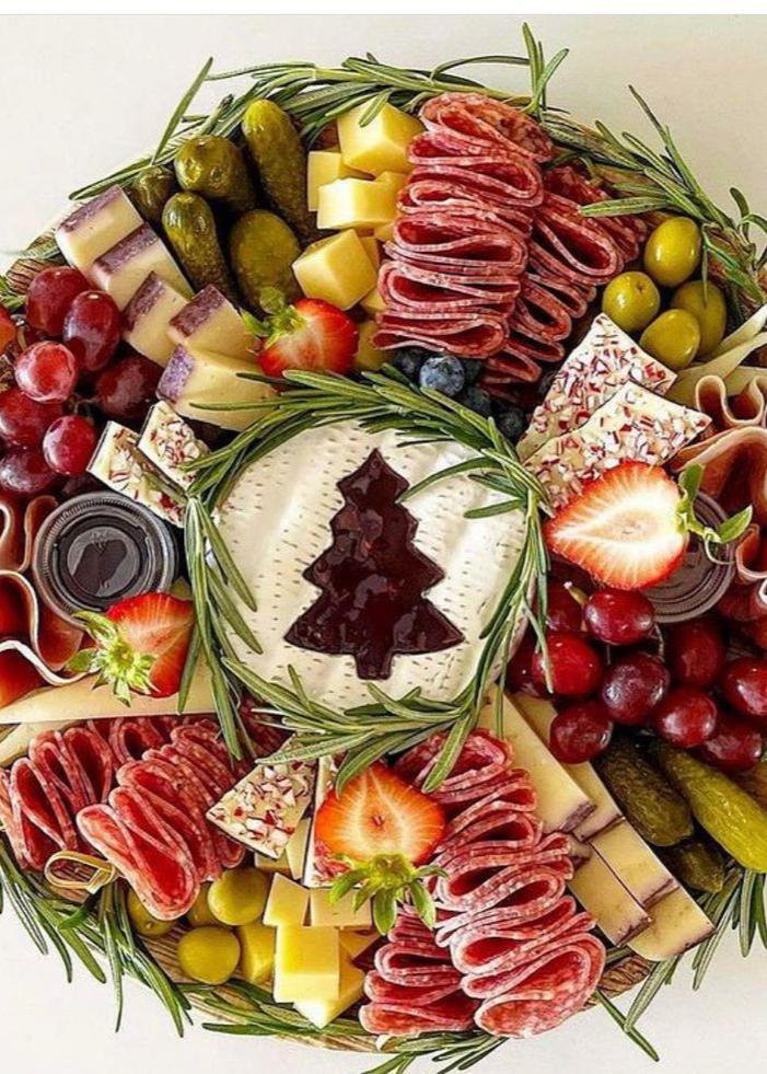 Winter Seasonal Charcuterie Platter.