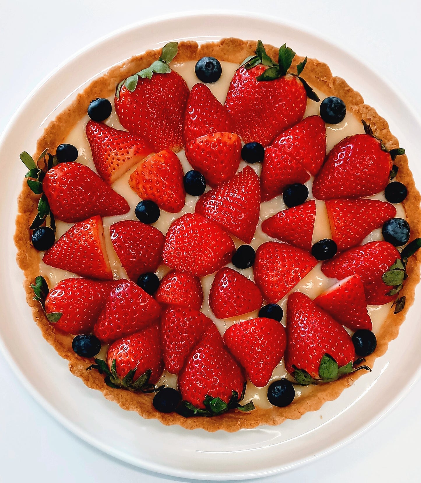 Mixed Berry Custard tart