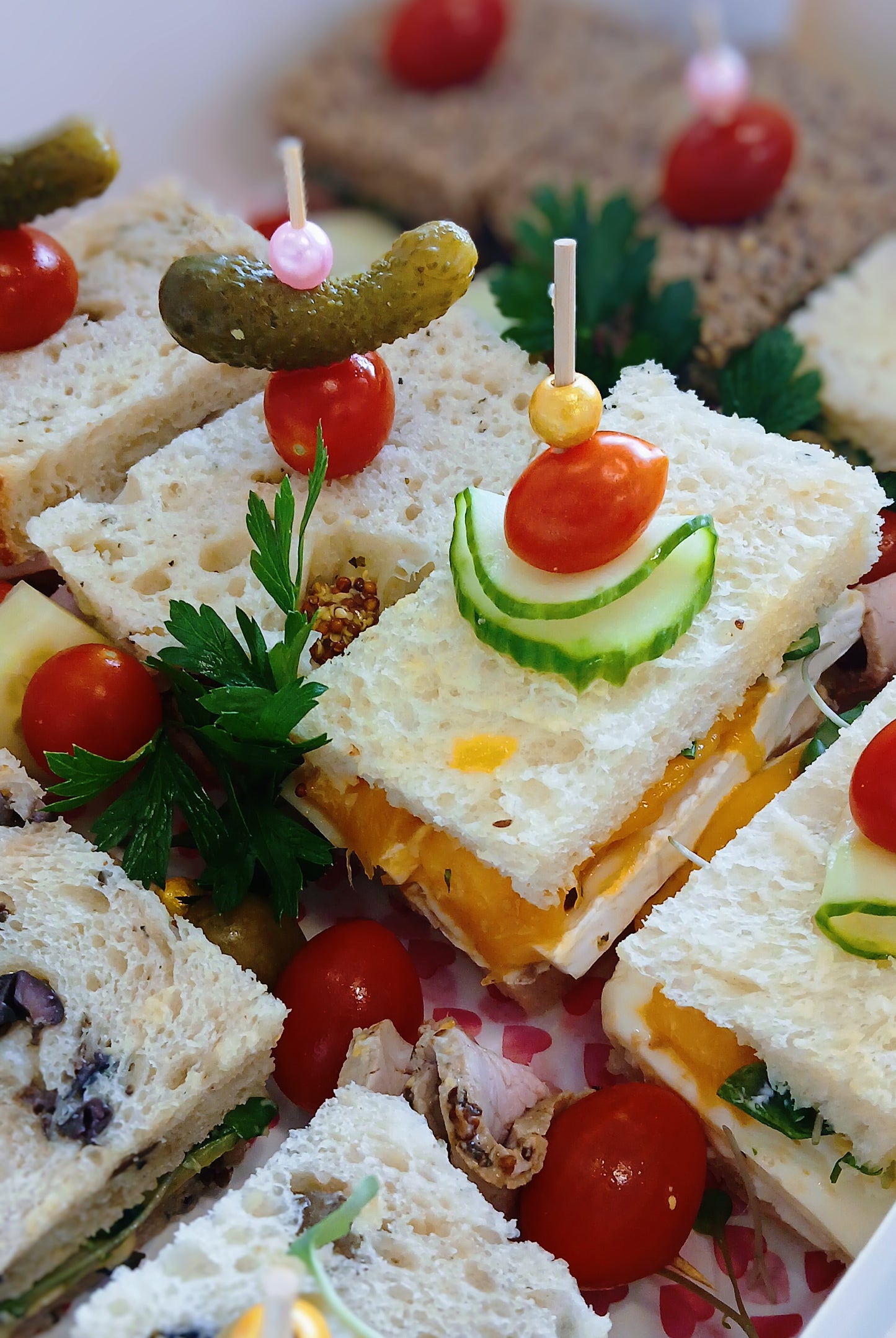 ,,Fancy High tea " sandwiches box