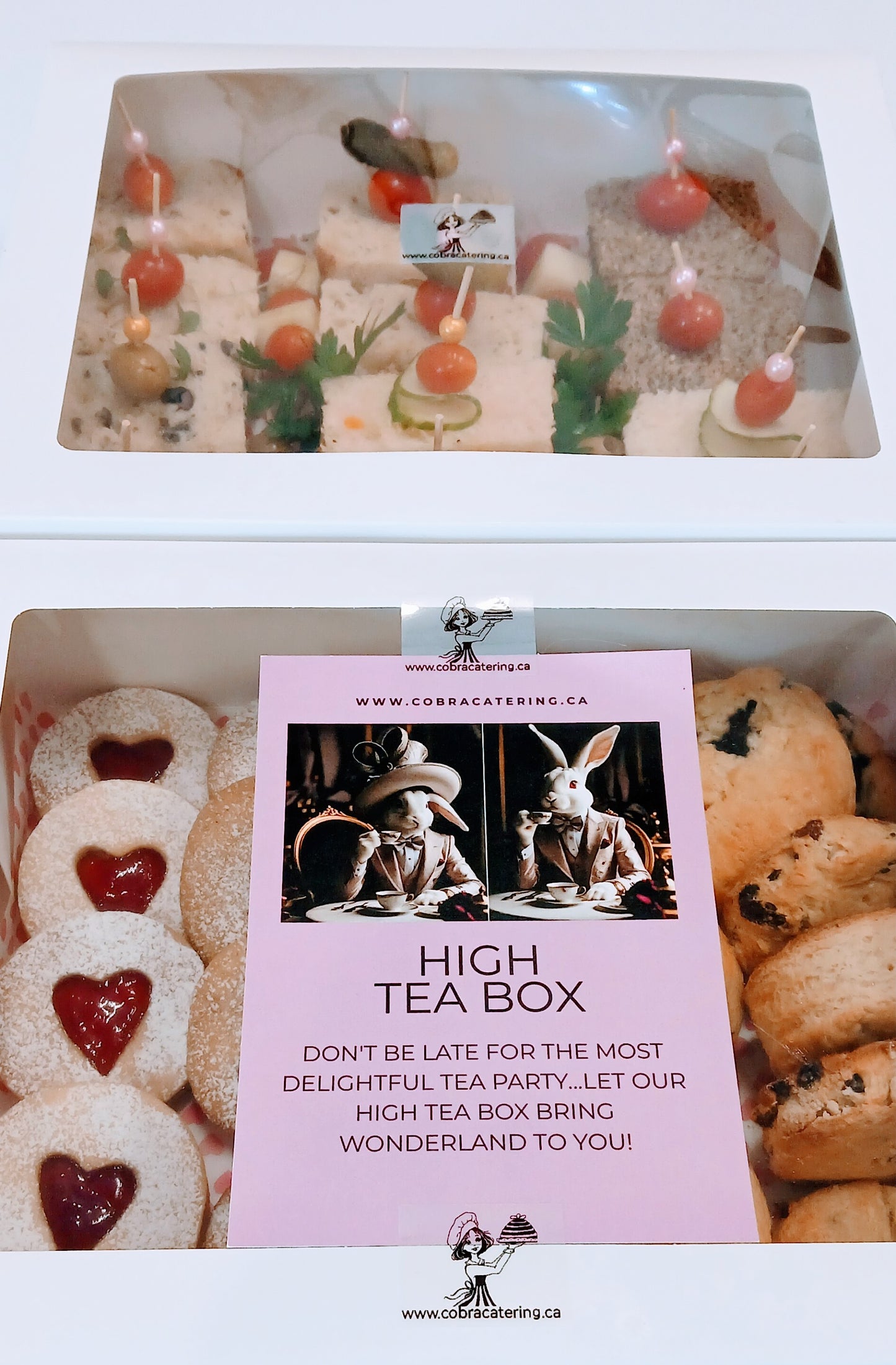 ,,High tea to go" boxes